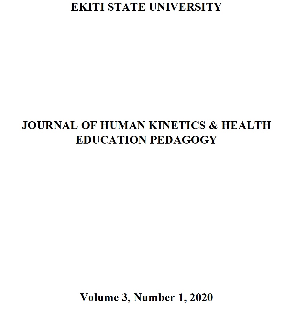 					View Vol. 3 No. 1 (2020): JOURNAL OF HUMAN KINETICS & HEALTH EDUCATION PEDAGOGY
				