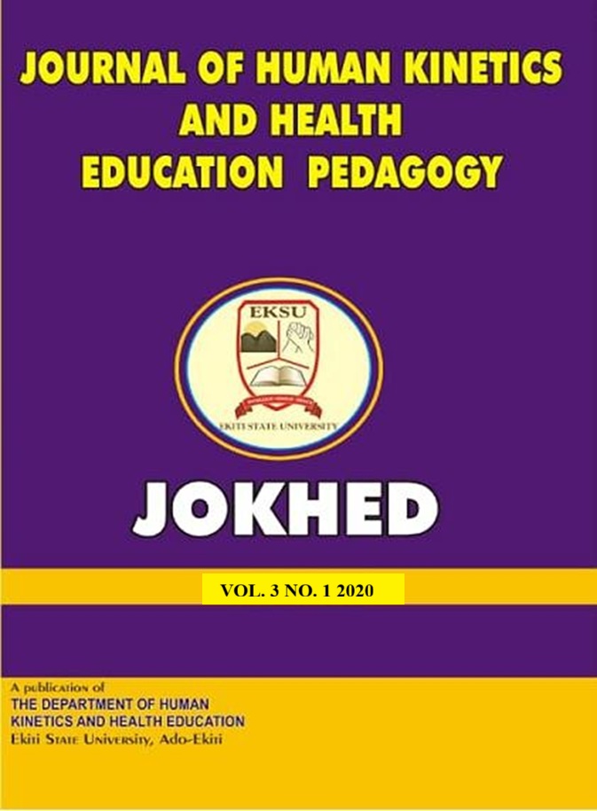 					View Vol. 3 No. 1 (2020): JOURNAL OF HUMAN KINETICS & HEALTH EDUCATION PEDAGOGY
				