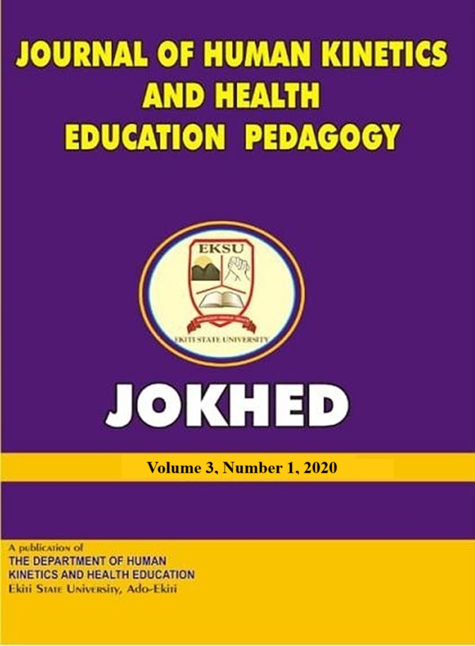 					View Vol. 3 No. 1 (2020): JOURNAL OF HUMAN KINETICS & HEALTH EDUCATION PEDAGOGY
				